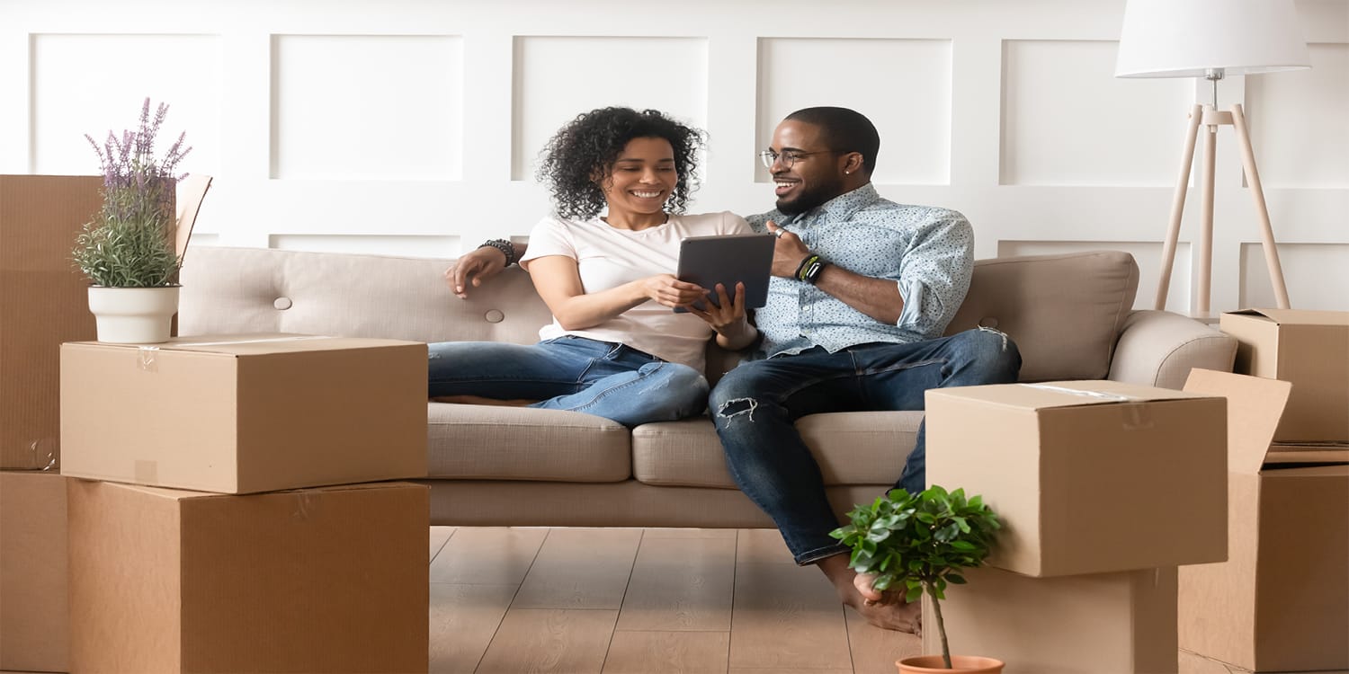 Couple packed up after selling house
